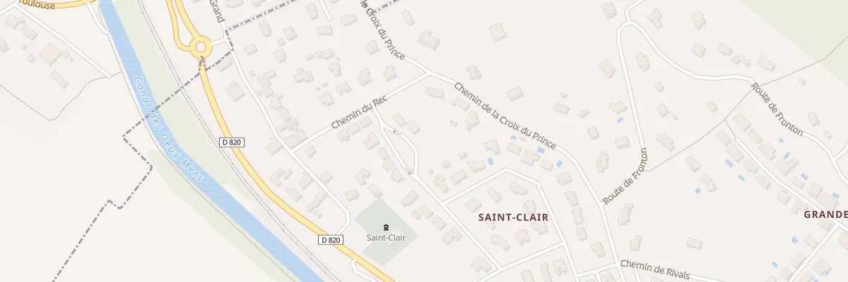 Plan du 7 All des Marguerites à Pompignan