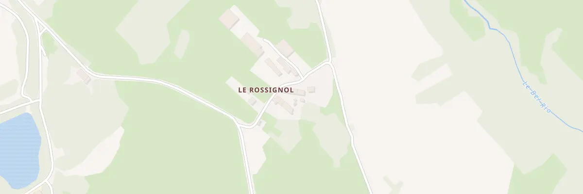 Plan du 5412 Le Rossignol à Chaillac