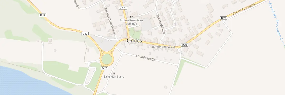 Plan du 12B Rue de la Poste à Ondes