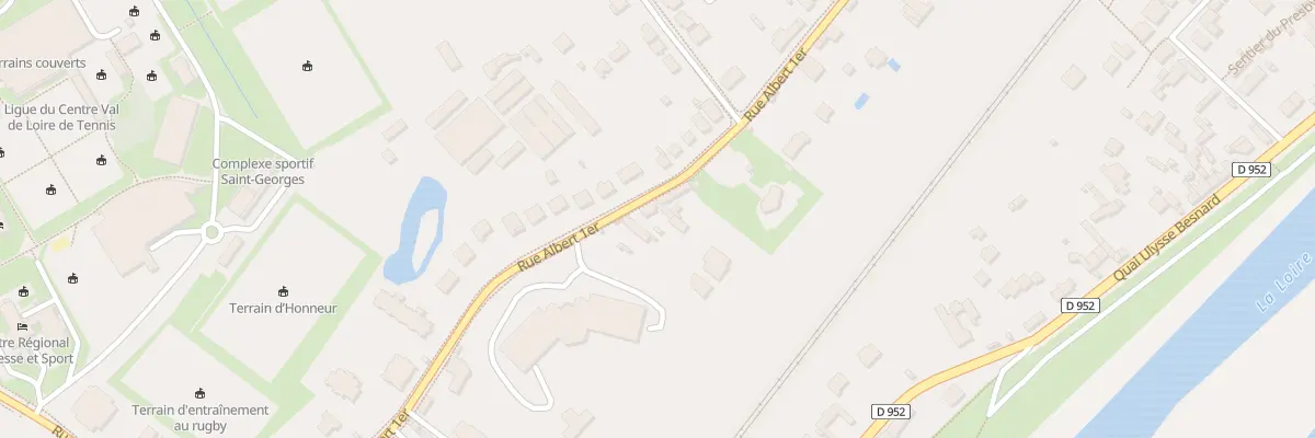 Plan du 140 Rue Albert 1er à Blois