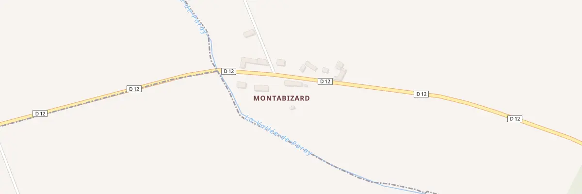Plan du 1 Montabizard à Épeautrolles