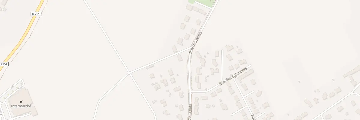 Plan du 76 Rue des Allets à Chailles