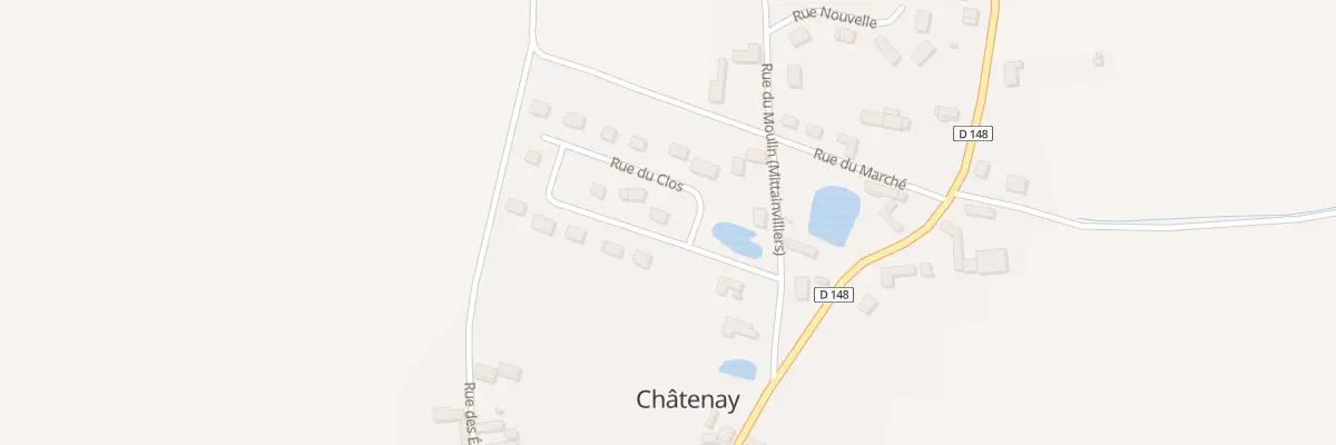 Plan du 13 Rue du Clos à Mittainvilliers-Vérigny