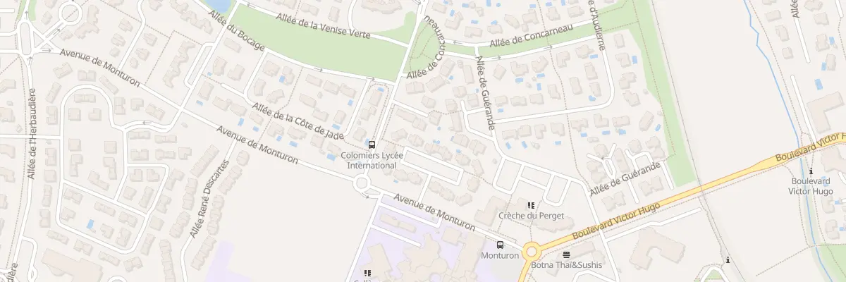 Plan du 34 All de la Loire à Colomiers