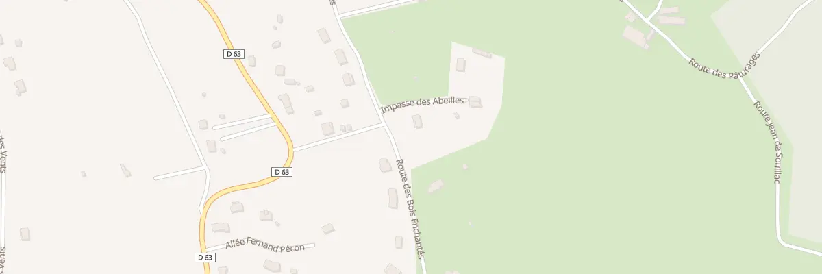 Plan du 50 Imp des Abeilles à Terrasson-Lavilledieu