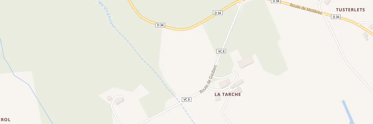 Plan du 5212 Bosc Metge Sud à Vazerac