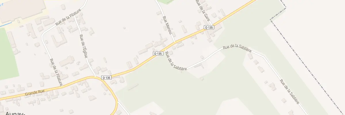 Plan du 1 Rue de la Sablière à Aunay-sous-Crécy