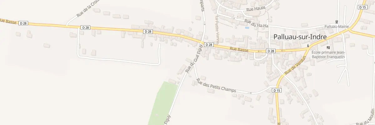Plan du 4 Rue du Gué Figuy à Palluau-sur-Indre