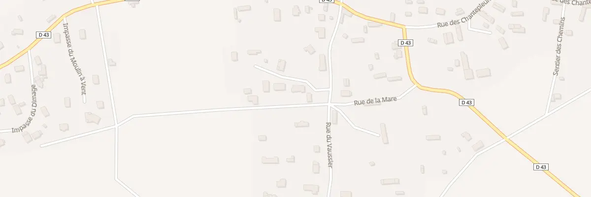 Plan du 1 Imp de la Garenne à Auzouville-sur-Ry