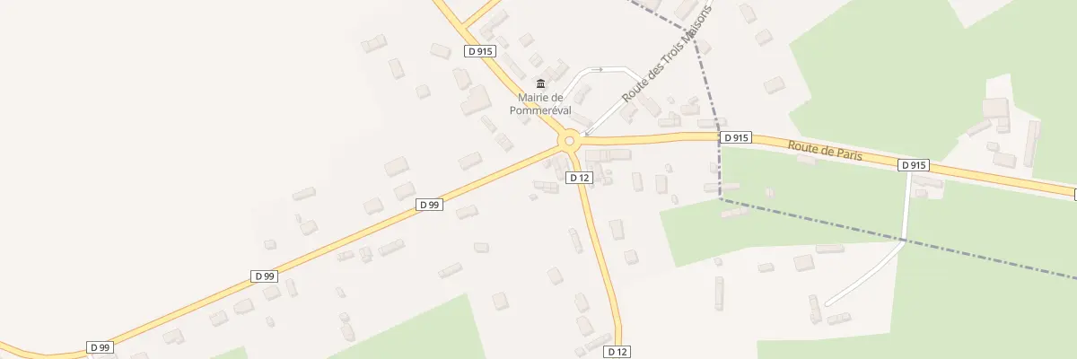 Plan du 12 Rte Epinette à Pommeréval