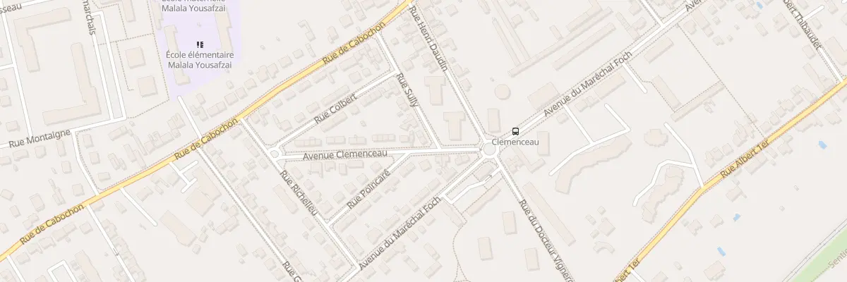 Plan du 7 Av Clemenceau à Blois