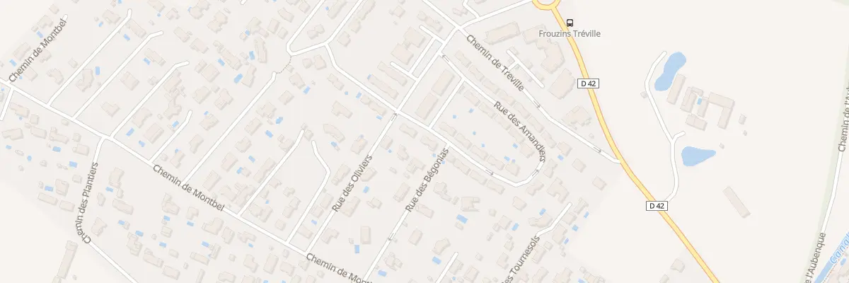 Plan du 59 Rue des Amandiers à Frouzins