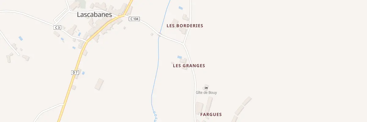 Plan du 5058A Les Granges à Cézac