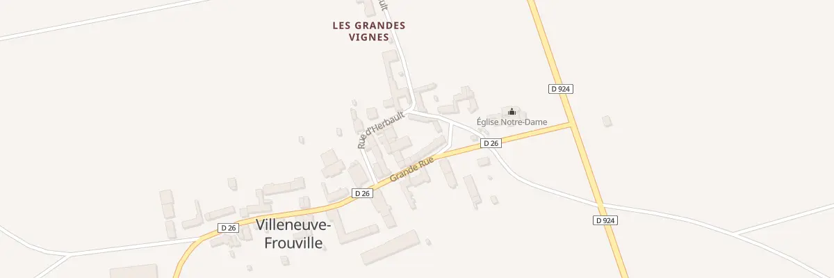 Plan du 5 Pl de l’Eglise à Villeneuve-Frouville