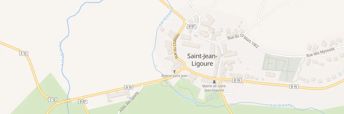 Plan du 5168C Rue du Chateau à Saint-Jean-Ligoure