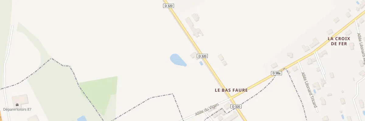 Plan du 7 Rte de Boisseuil à Feytiat