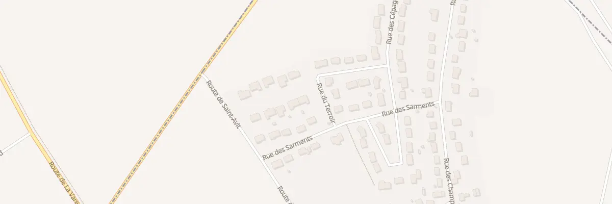 Plan du 5 Rue des Vendanges à La Chapelle-du-Noyer