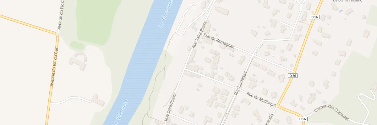 Plan du 84 Rue Saint-pierre à Muret