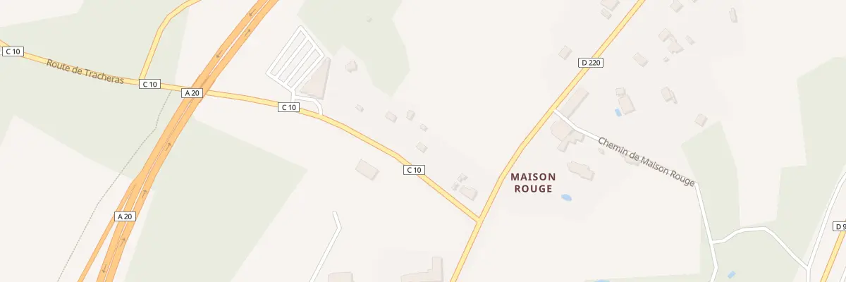 Plan du 11 Rue de Maison Rouge à Bonnac-la-Côte