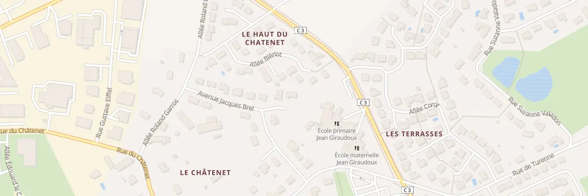 Plan du 5 Imp Edith Piaf au Palais-sur-Vienne