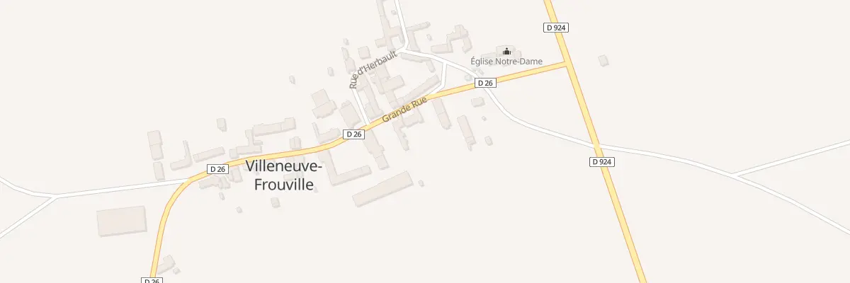 Plan du 8 Rue Grande Rue à Villeneuve-Frouville
