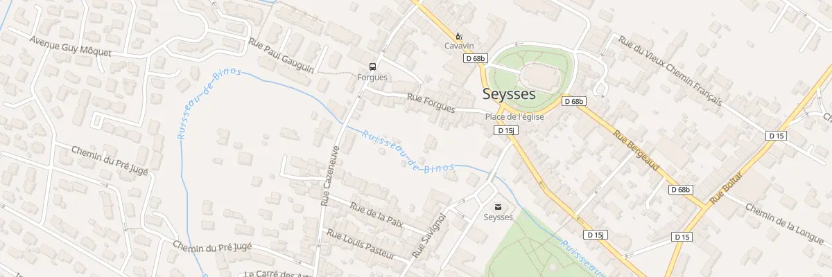 Plan du 16 Rue Forgues à Seysses