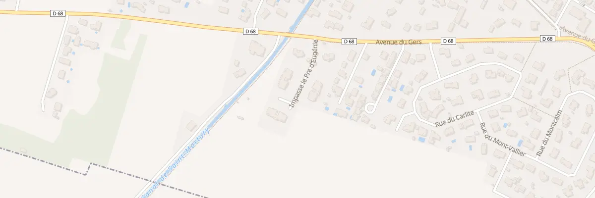 Plan du 23 Av du Gers à Frouzins
