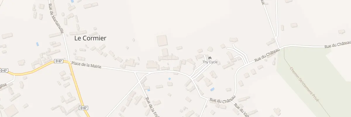 Plan du 14B Rue du Château au Cormier