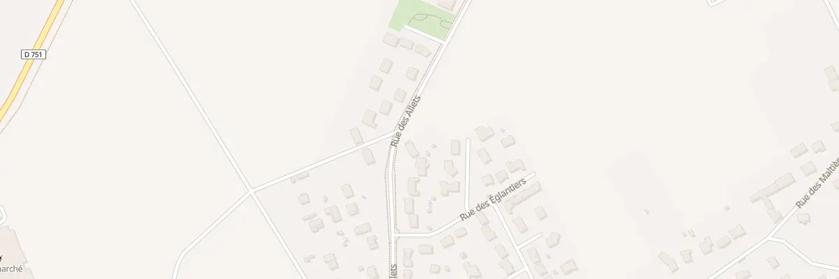 Plan du 67 Rue des Allets à Chailles