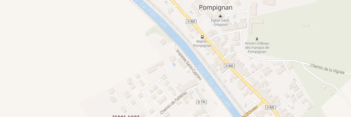 Plan du 9 Imp Saint Cyprien à Pompignan