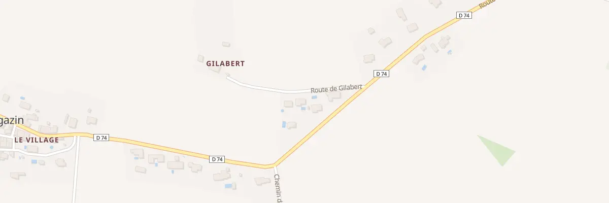 Plan du 5001F Gilabert à Montgazin