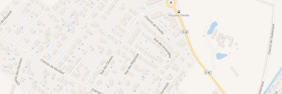 Plan du 38 Rue des Amandiers à Frouzins