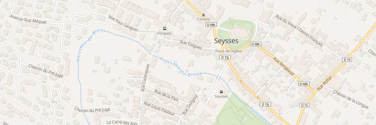 Plan du 14 Rue Forgues à Seysses