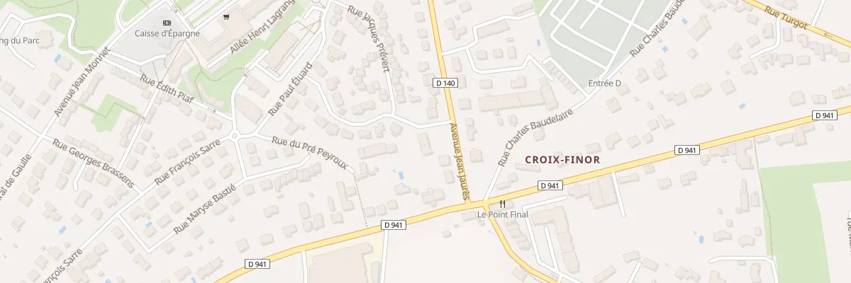 Plan du 16 Rue Louis Aragon à Panazol