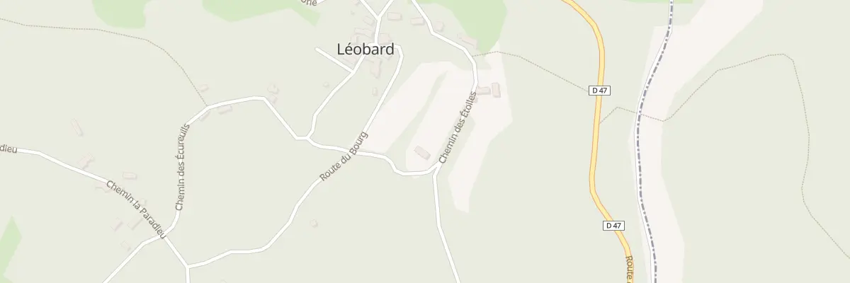 Plan du 306 Che des Etoiles à Léobard