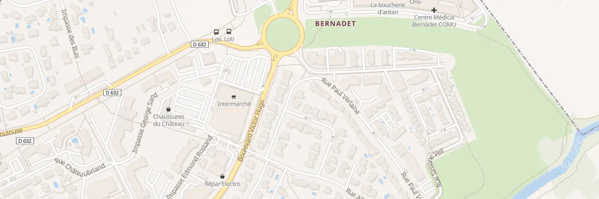 Plan du 6 Rue Paul Verlaine à Plaisance-du-Touch