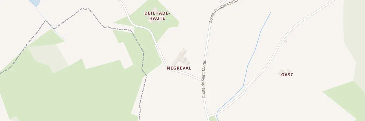 Plan du 5140 Negreval à Labarthe