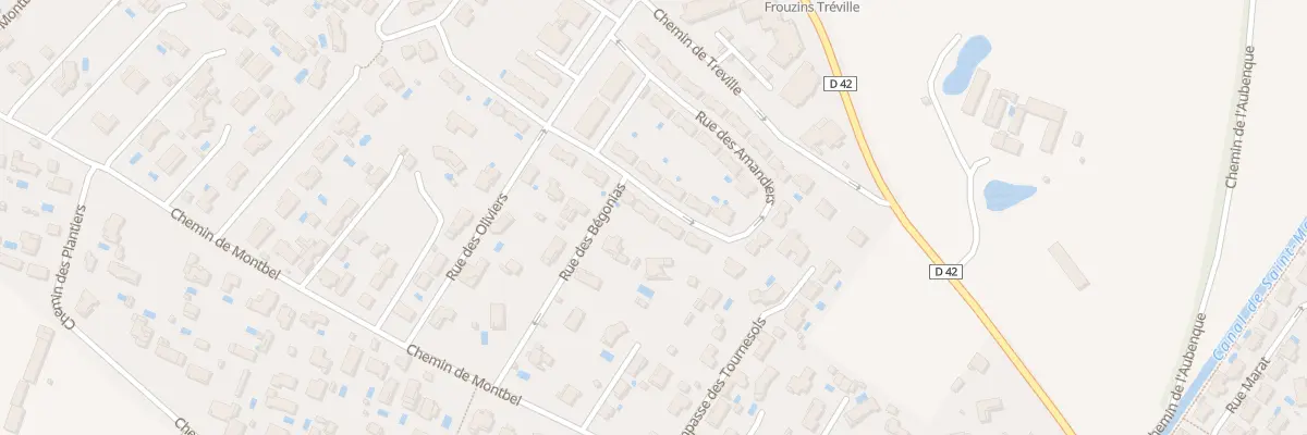 Plan du 51 Rue des Amandiers à Frouzins