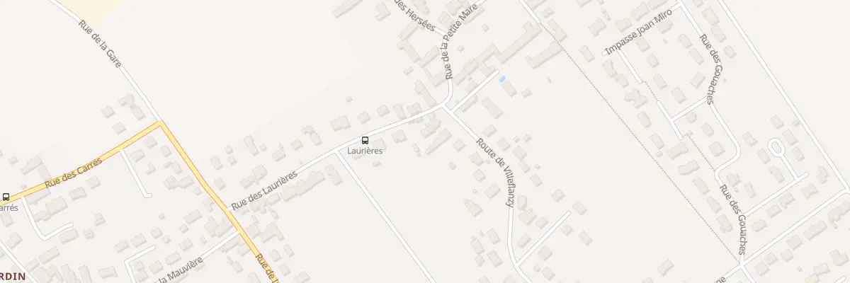 Plan du 14 Rue des Laurières à Villebarou