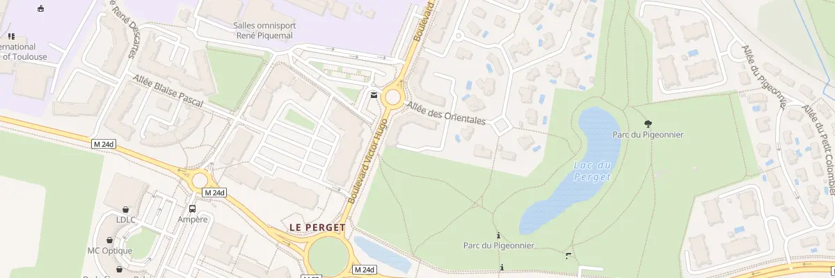Plan du 2 All des Orientales à Colomiers