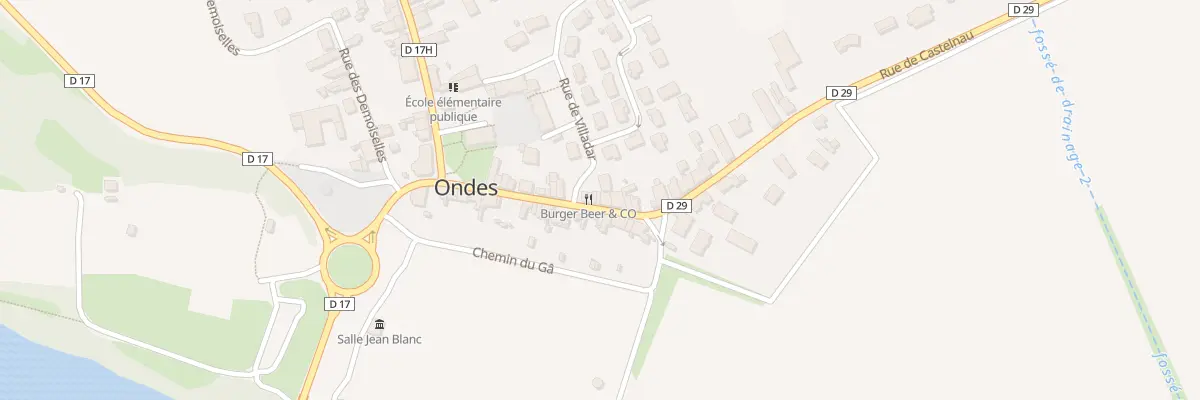Plan du 23 Rue de la Poste à Ondes