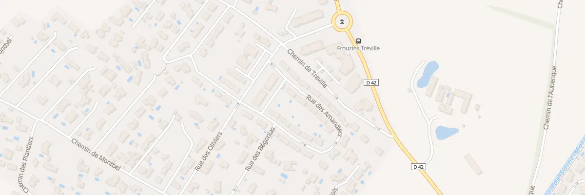 Plan du 8 Rue des Amandiers à Frouzins