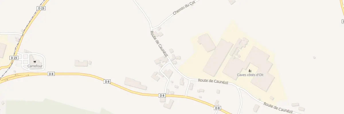 Plan du 634 Rte de Caunezil à Parnac