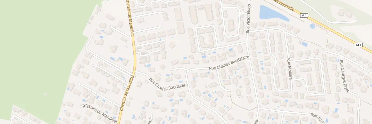 Plan du 14 Rue Charles Baudelaire à Cornebarrieu