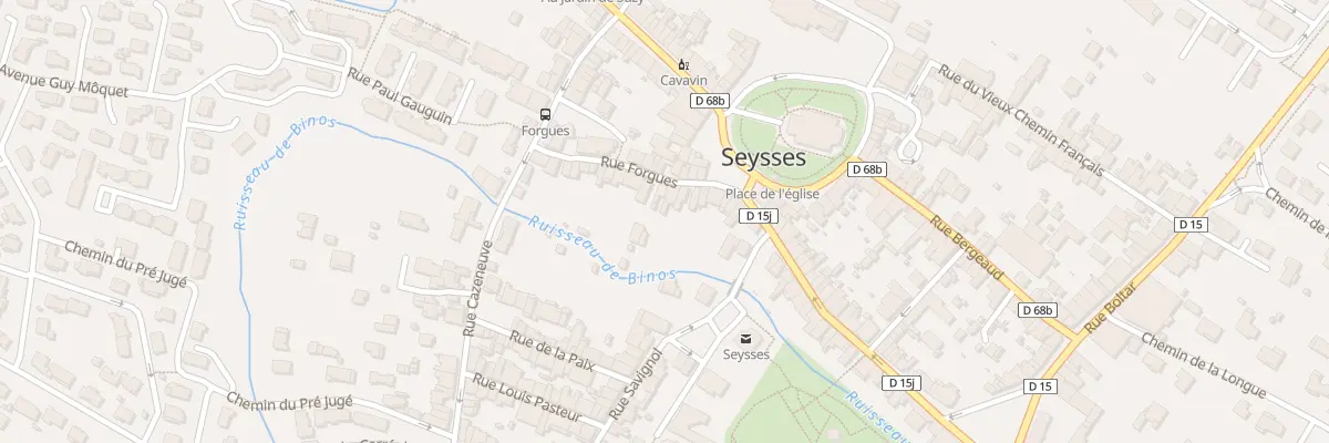 Plan du 8 Rue Forgues à Seysses