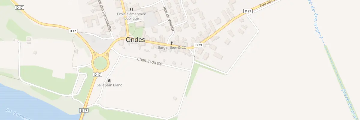 Plan du 32 Rue de la Poste à Ondes