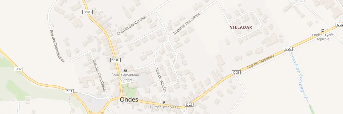 Plan du 7 Rue des Vignes à Ondes