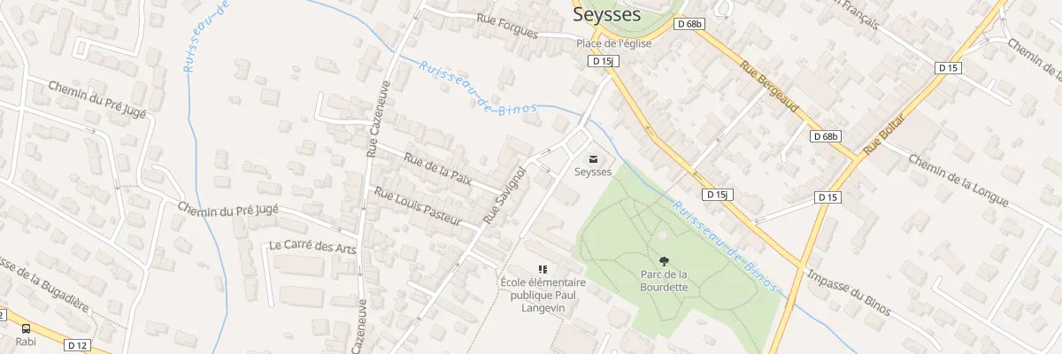 Plan du 8 Rue Savignol à Seysses