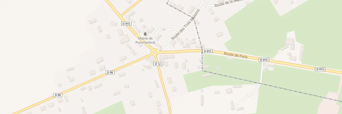 Plan du 495 Rte de Paris à Pommeréval