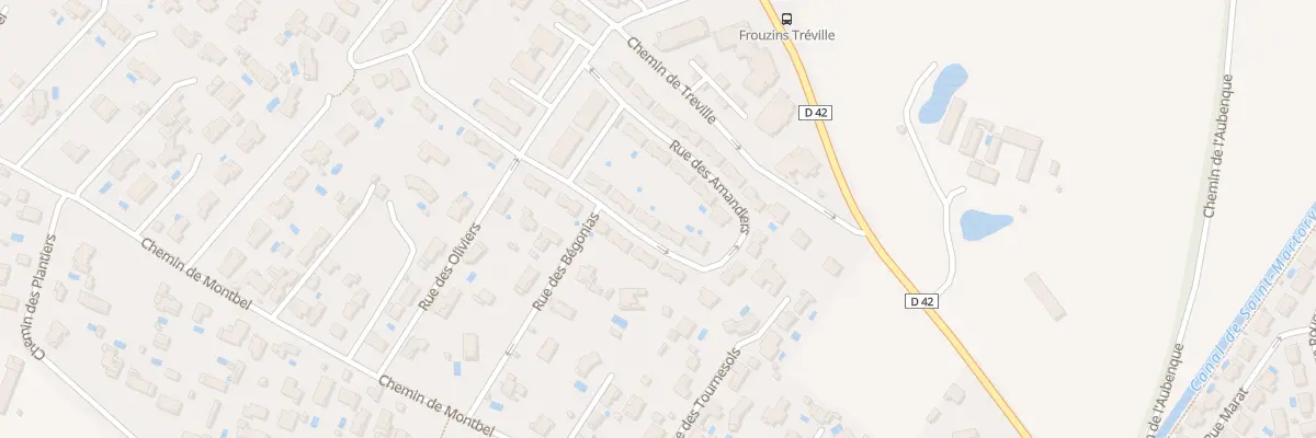 Plan du 30 Rue des Amandiers à Frouzins